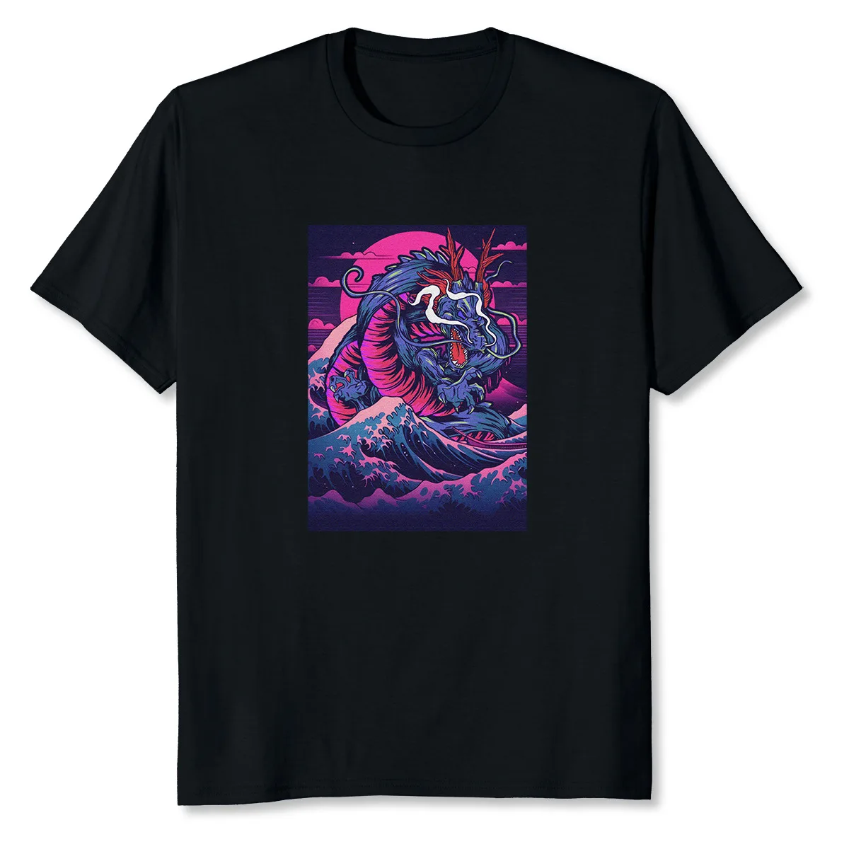 NEW LIMITED Aesthetic Dragon Japanese Art Japan Retro T-Shirt