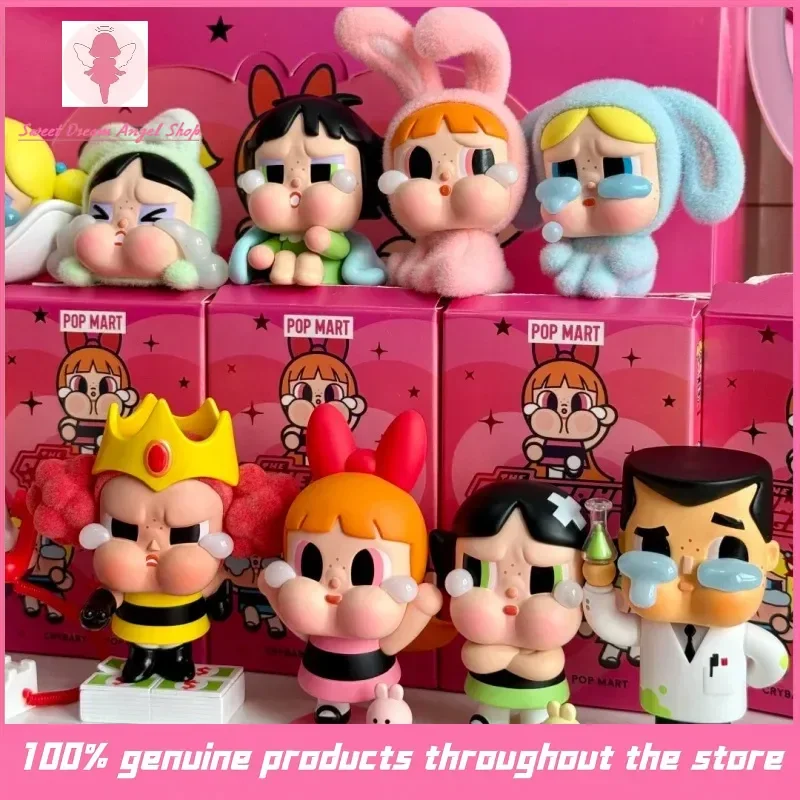

Новые оригинальные коллекционные фигурки POPMART Crybaby из серии «Супергероиня» в закрытой упаковке, виниловые куклы-игрушки для подарков
