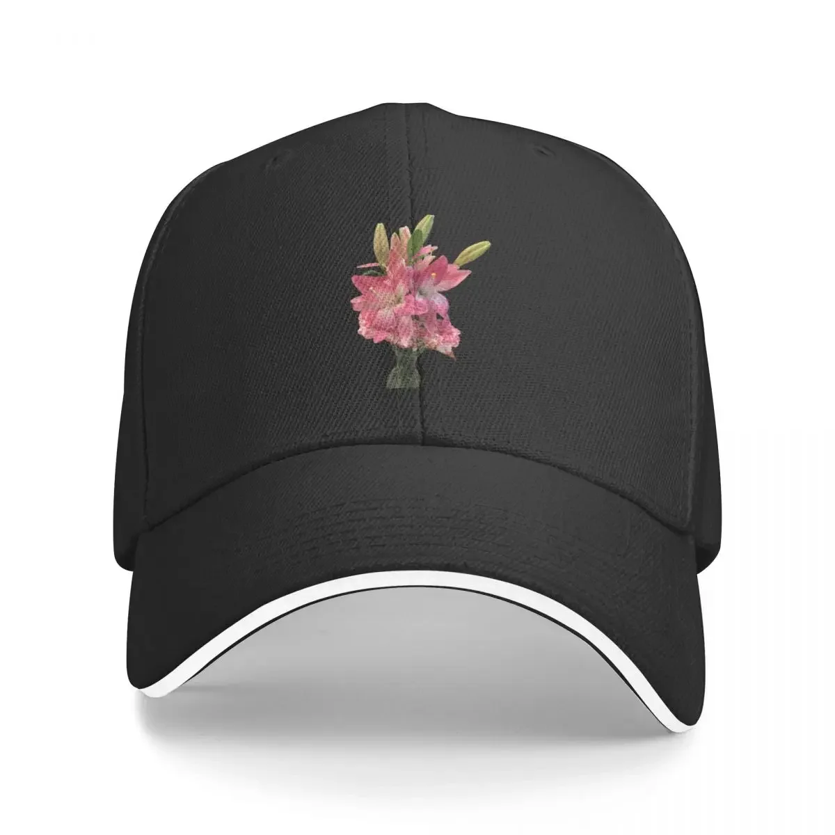 Stargazer Lily Beautiful Flower Baseball Cap Hat Luxury Brand Mountaineering Hat Man For The Sun custom Hat Women Hats Men's