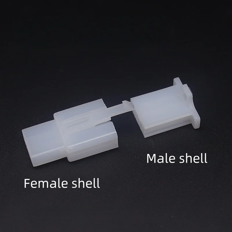 DIY 10pcs Motorcycle 2.8mm Electric Vehicle Connector Public Shell 2P 3P 4P 6P 9P Male And Female Docking Plug Hole Core Parts