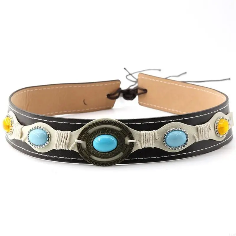 Y3ne Boheemse hoedband voor heren dames cowboy hoed riemband vervangende hoedband voor panama hoed klassieke Mexicanen hoedband