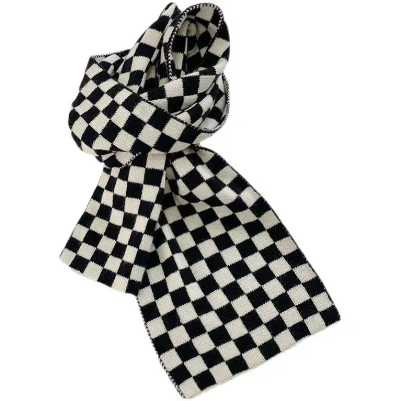 قطعة واحدة من وشاح دافئ محبوك بسيط مع نسيج Aut & Win، مناسب للتنقل اليومي، ملابس فاخرة خفيفة، ناعمة ومتعددة الاستخدامات #5