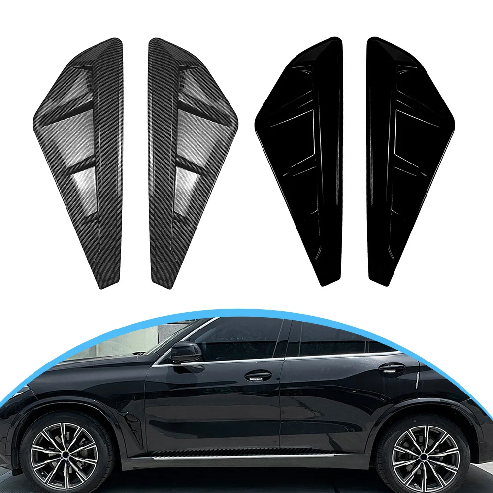 

2Pcs Car Side Wing Air Flow Fender Vent Cover For BMW For X5 X5M G05 2019-2022 Styling Mouldings Car Exterior Accessories