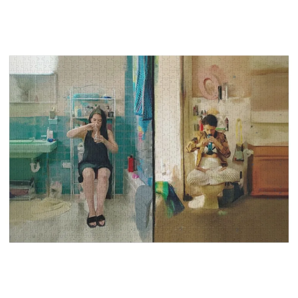 Broad City Painting Jigsaw Puzzle Works Of Art With Photo Customized Kids Gift Personalised Toys Puzzle