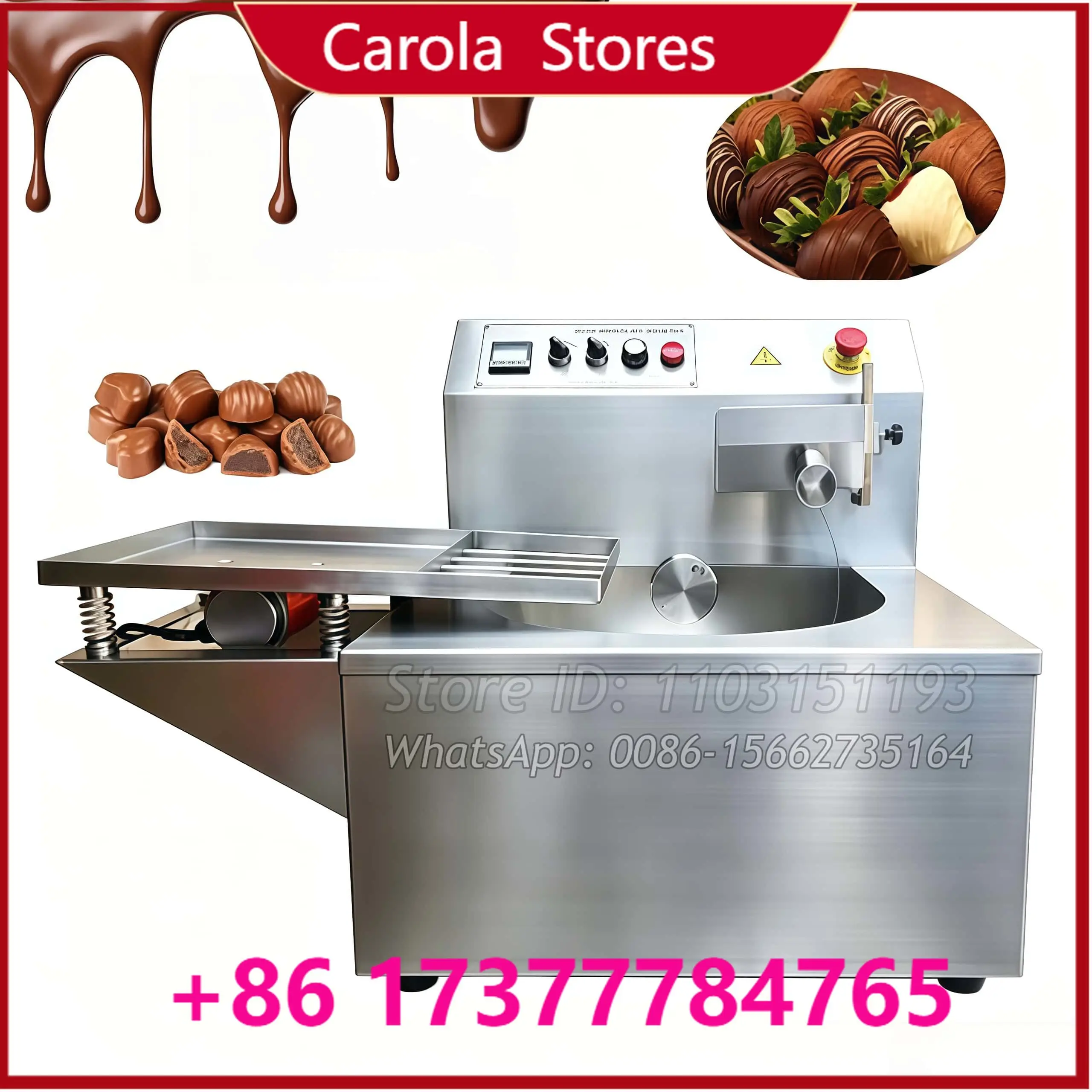 Commercial Automatic 8 kg 15 kg Chocolate Tempering Melting Machine Chocolate Making Machine Temperer Pot Tempering Machine