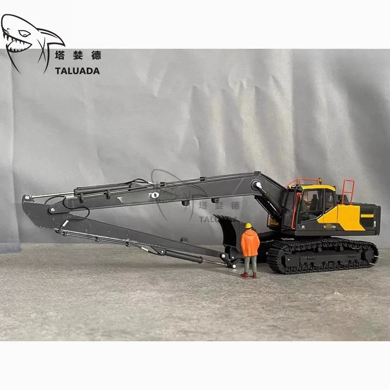 TALUADA VOL Alloy 1:50 Scale EC220E Long Lengthened Arm Excavator Model Toy