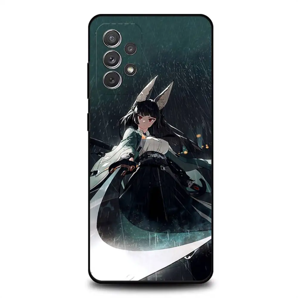 حافظة هاتف H-Hoshimi M-Miyabi ZZZ لهاتف سامسونج S 25,24,23,22,30,21,10,9,Ultra,Plus,Lite,FE,4,5G حافظة ناعمة سوداء