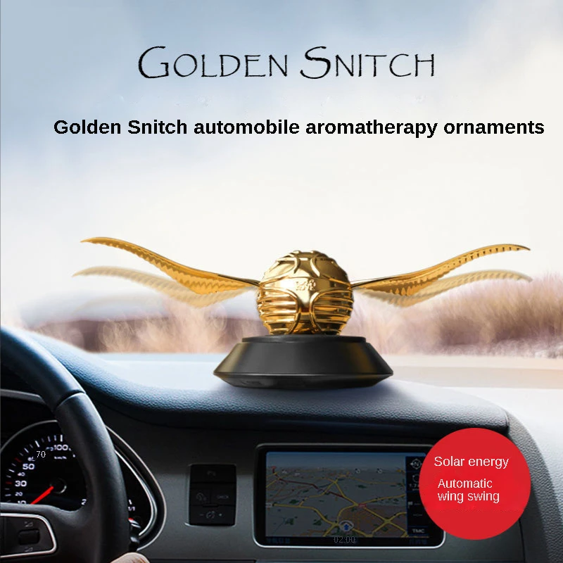 Snitch Car Perfume Aromatherapy High Grade Car Interior Ornaments Fragrant Essential Oil Anti Odor Air Refresher Decoration