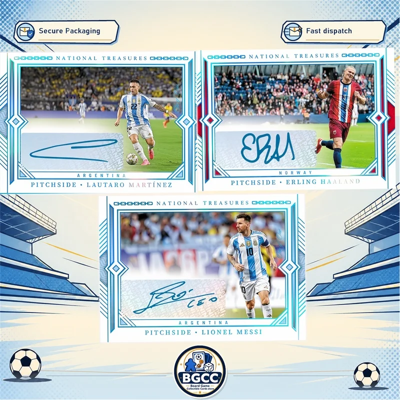 Carte de collection de signatures de football DIY Panini, collection maison, Coupe du Monde FIFA, Lautaro Messi Harland Yamal, série de signatures sur le terrain
