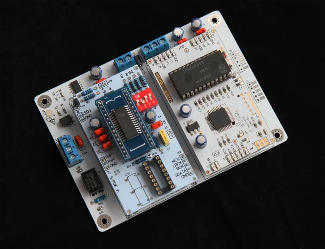 Latest Arrival TDA1540 Driver Board Supports 256FS 384Fs I2S Input/ Adopts CS8412CS-SOP Package