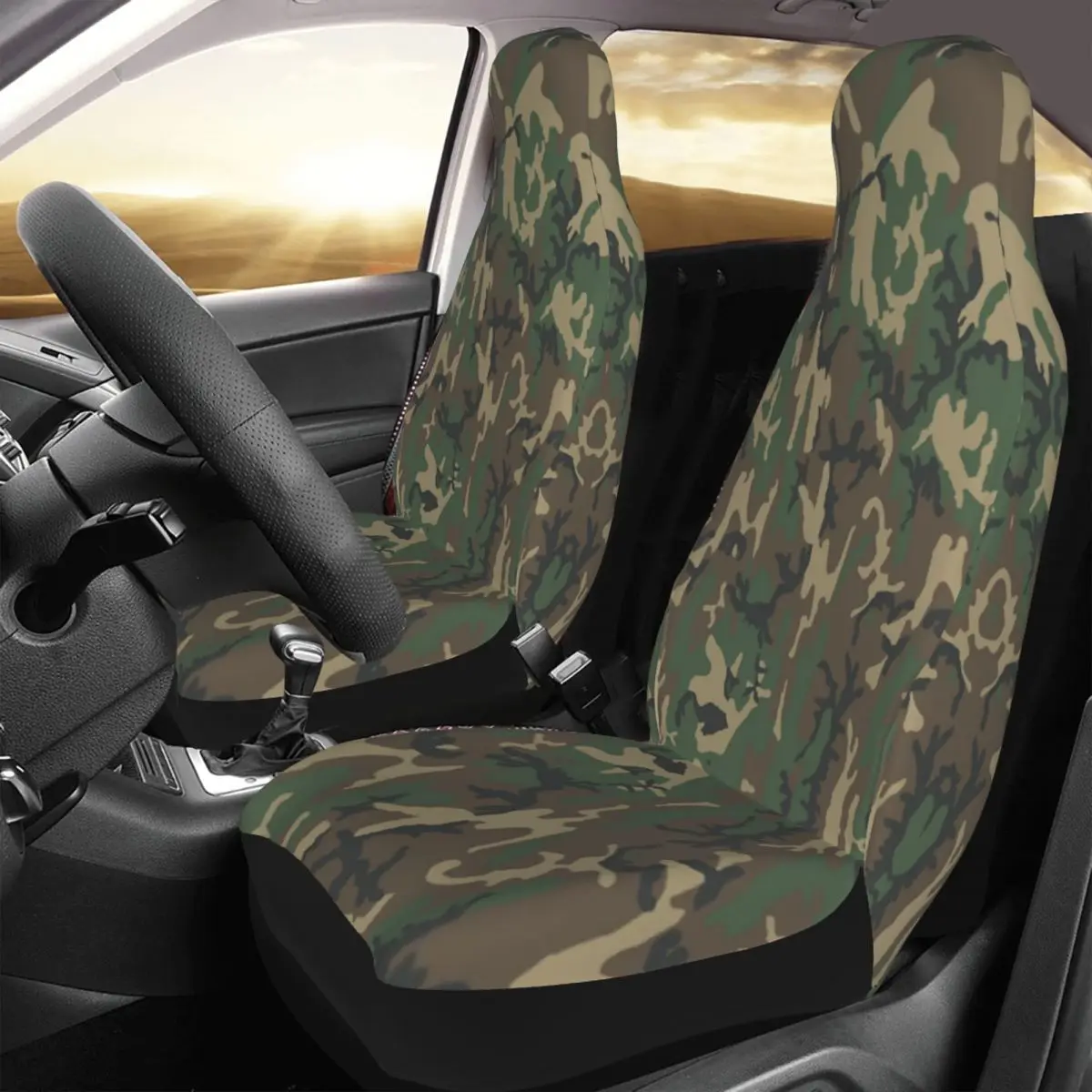 Military Camo Camouflage Universal Car Seat Cover Four Seasons For SUV Pilot Fighter Army Seat Covers Fabric Fishing