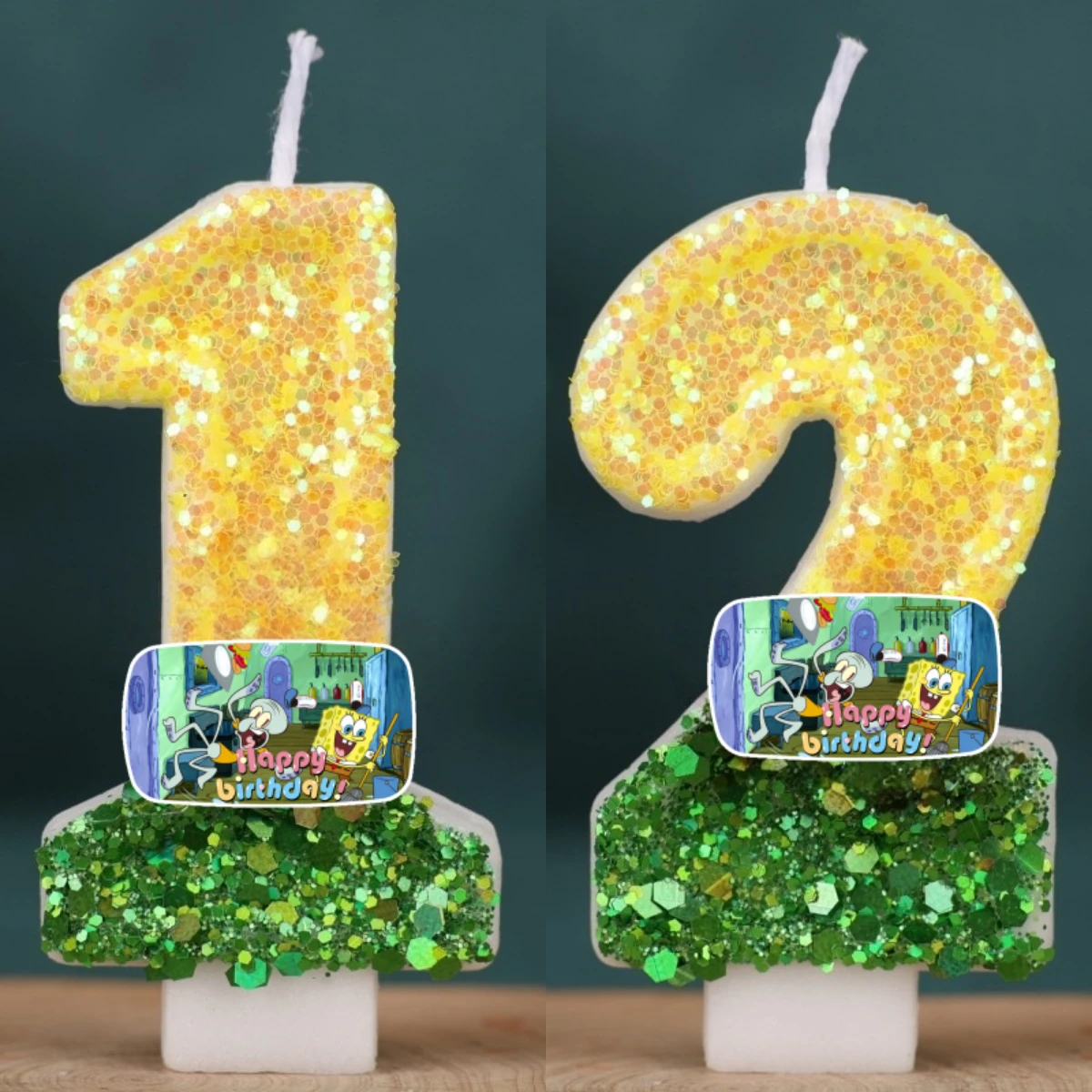 Zebra Candle Supplies - SpongeBob Patrick Star Digital Candle Number