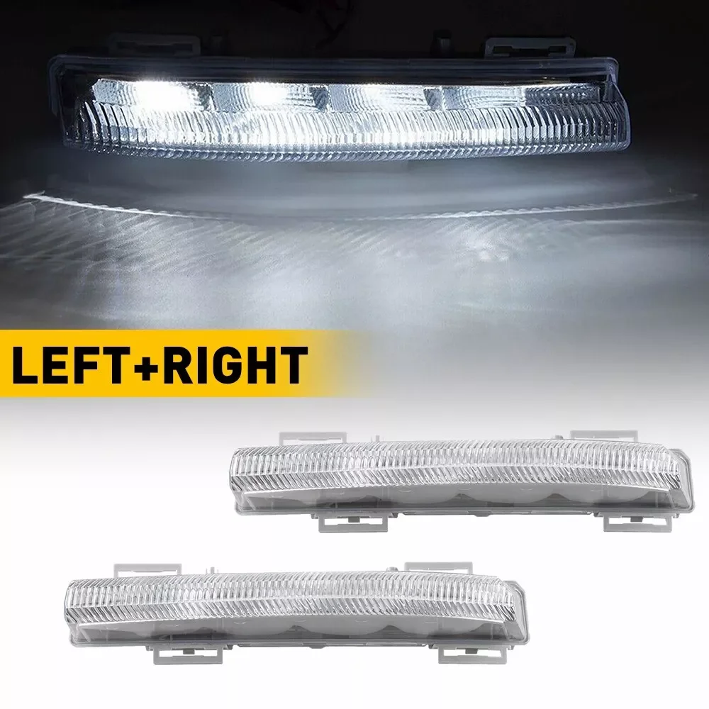 LED Running Daytime Light DRL For Mercedes Benz W212 W204 C250 C280 C350 E350 2009-2014 2049068900 2049069000 Car Accessories