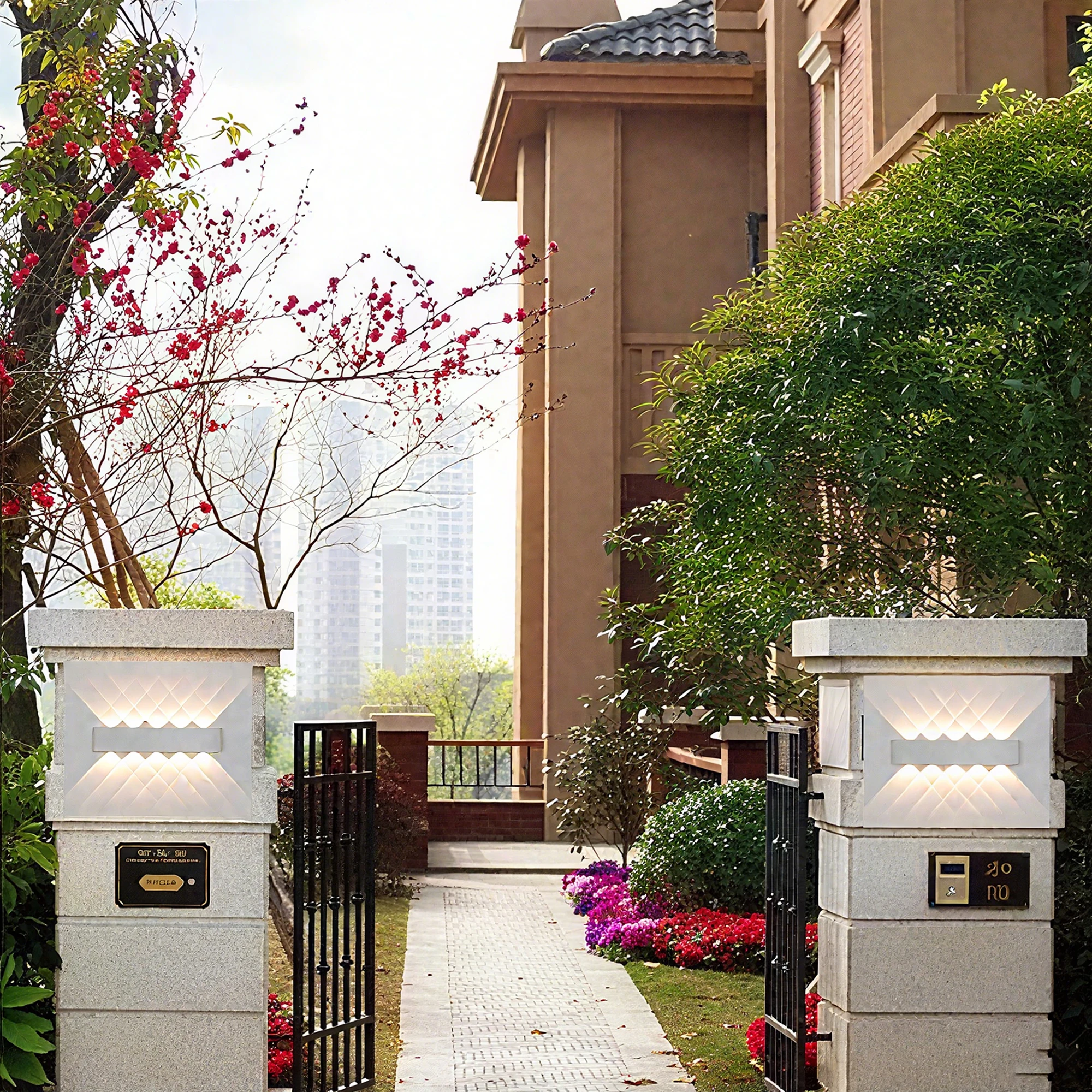 مصباح حائط ثنائي الاتجاه LED بقدرة 10 وات، خيار عملي لجانب السرير المريح في غرفة النوم وإضاءة المرآب