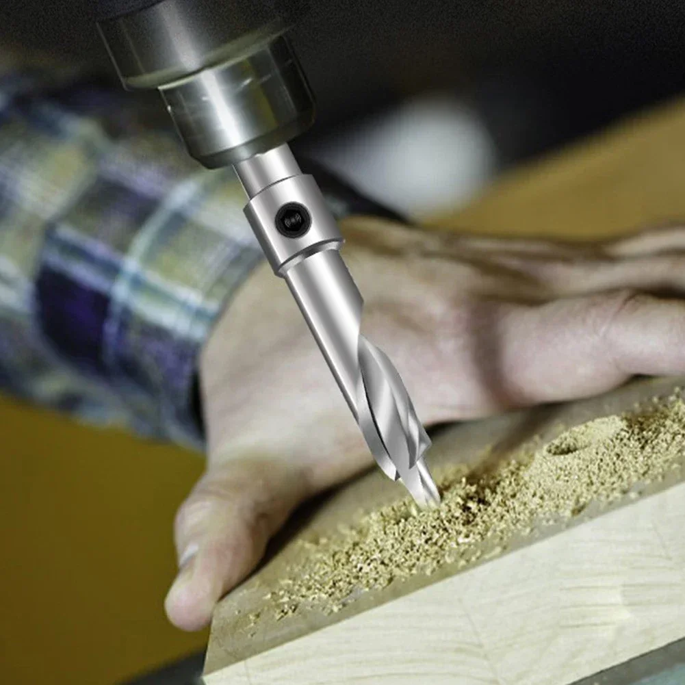 Imagem -02 - Carpintaria Countersink Broca Salad Drill Step Double Hole Opener Corte Perfuração Slotting ho