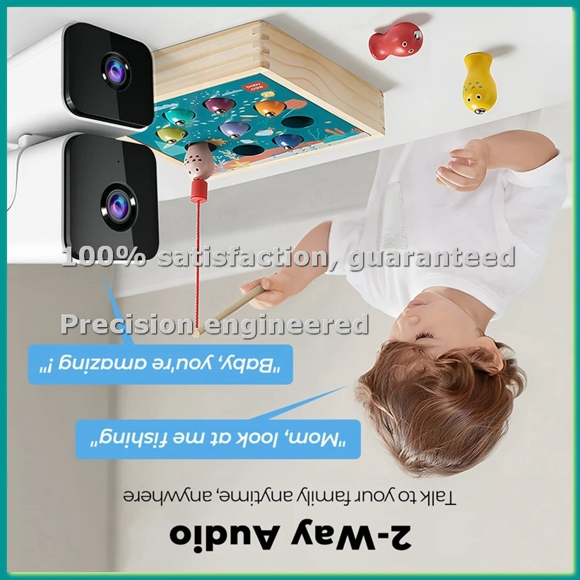 

4 МП Wi-Fi камера Tuya с двумя объективами и двумя экранами, отслеживание человека, ИИ-обнаружение человека, камера видеонаблюдения, вилка UK (UK PLUG-TCES)