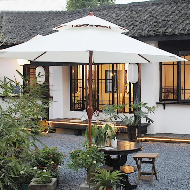 

Зонты и основания для зонтов для кофейни, отеля, пикника, двора, сада, уличной мебели Ls40hws