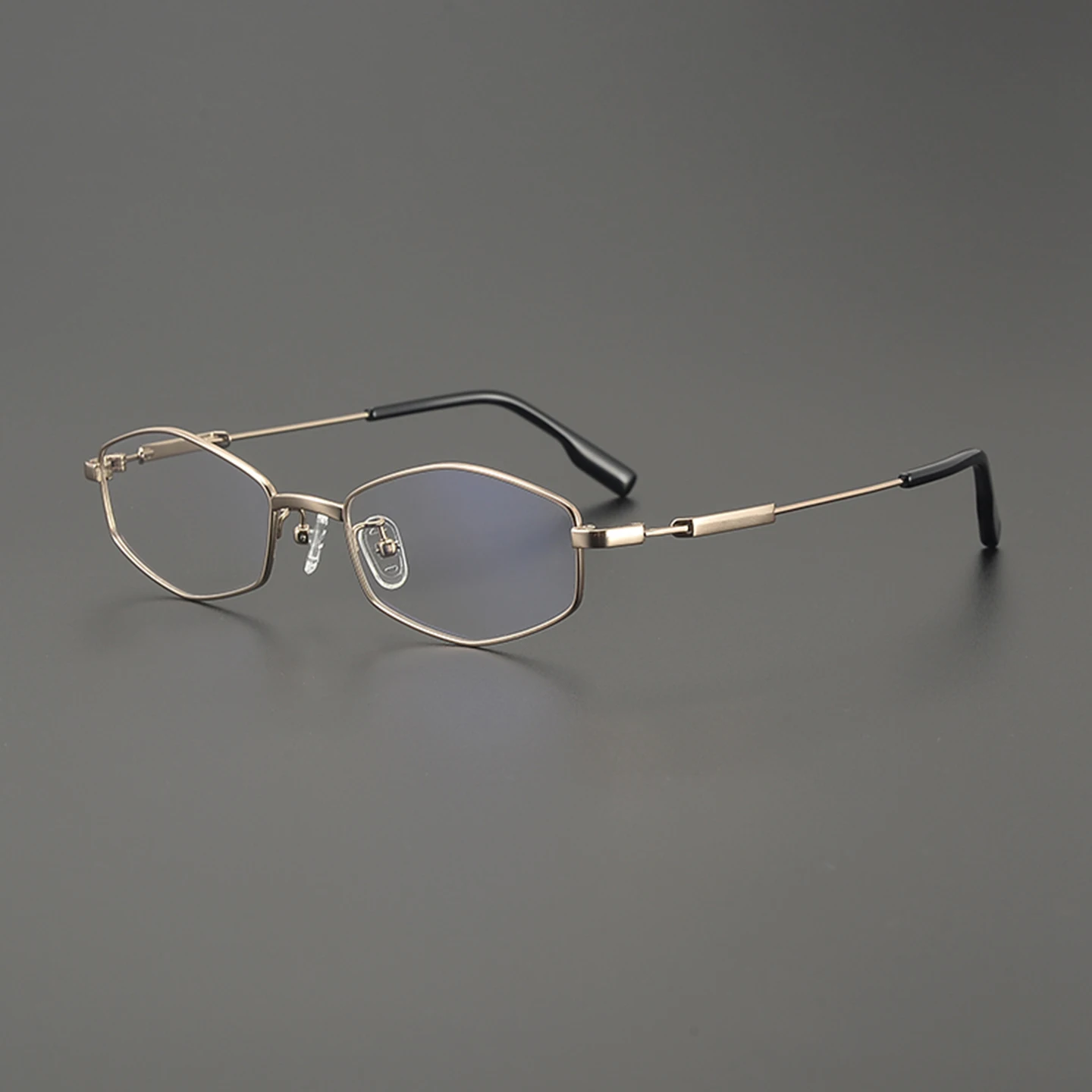 Lightweight Titanium Polygonal Glasses Frame Artistic Women Myopia Reading Office Eyewear Men Optical Prescription Eyeglasses