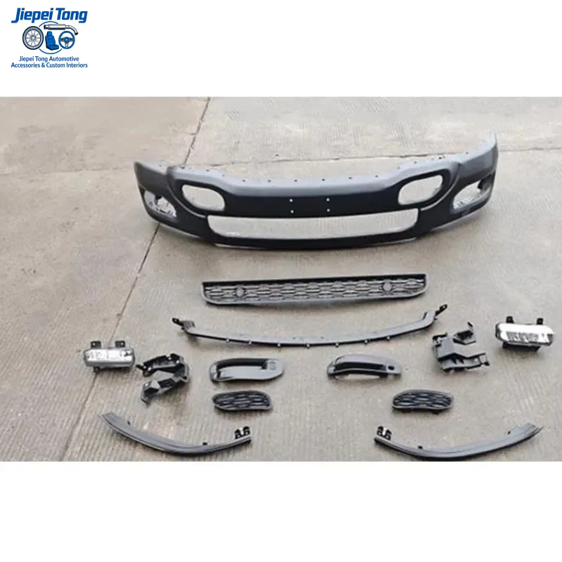 

Подходит для Dodge Ram 1500 2019-2022, черный комплект переднего бампера в сборе, автозапчасть