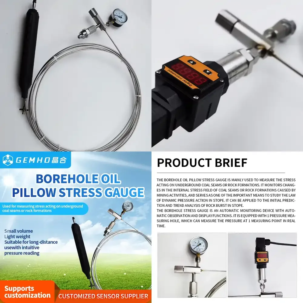 Factory Wholesale China 0.4w 12V Ip68 Stress Gauge Borehole Stressmeter for Mining Engineering Sensor