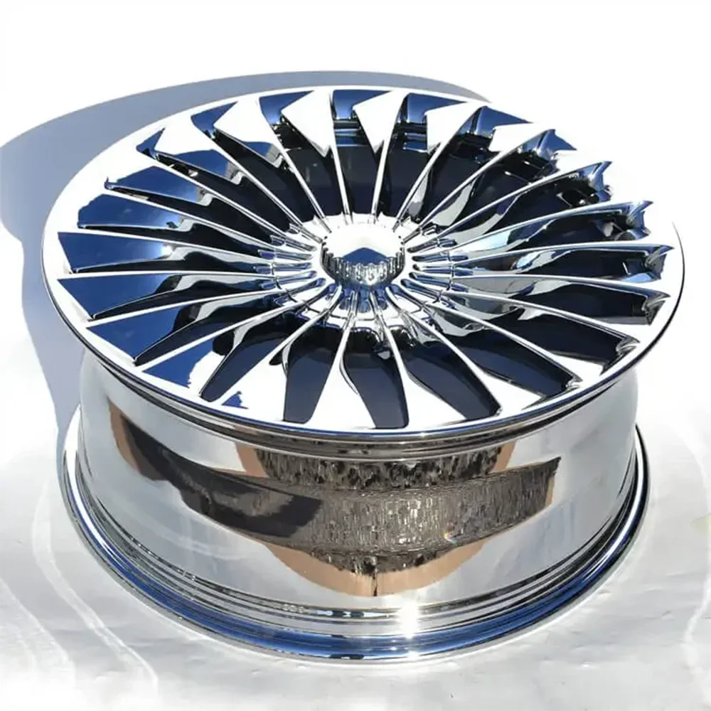 Super High Light Aluminum Alloy Wheel Oem Customized Size Surface Car Forged 22 Inch Chrome Rims ,100% tested well