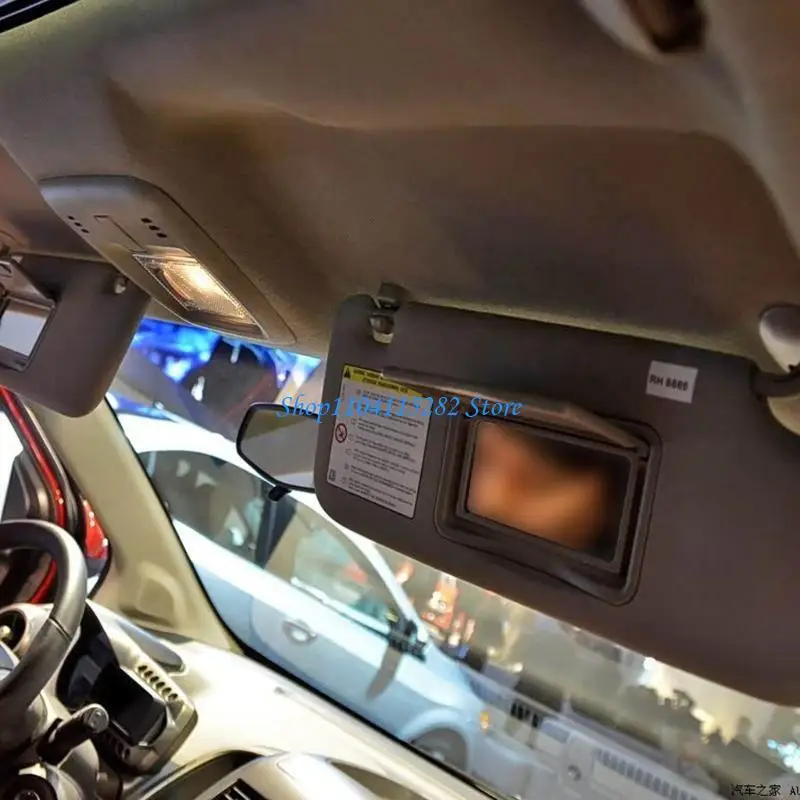 

P95327507 Tearproof Car Sunshade Featuring Built In Mirror & Quick Installation