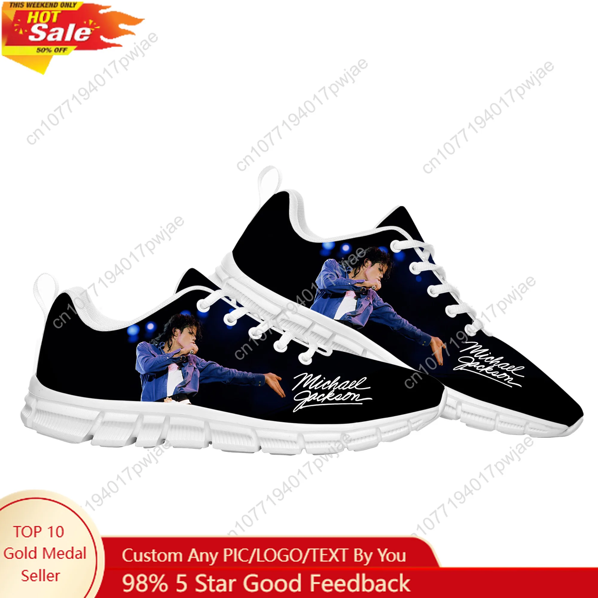 

Michael Jackson Dance Singer Sports Shoes Mens Womens Teenager Sneakers Fashionable High quality Casual Running Shoes