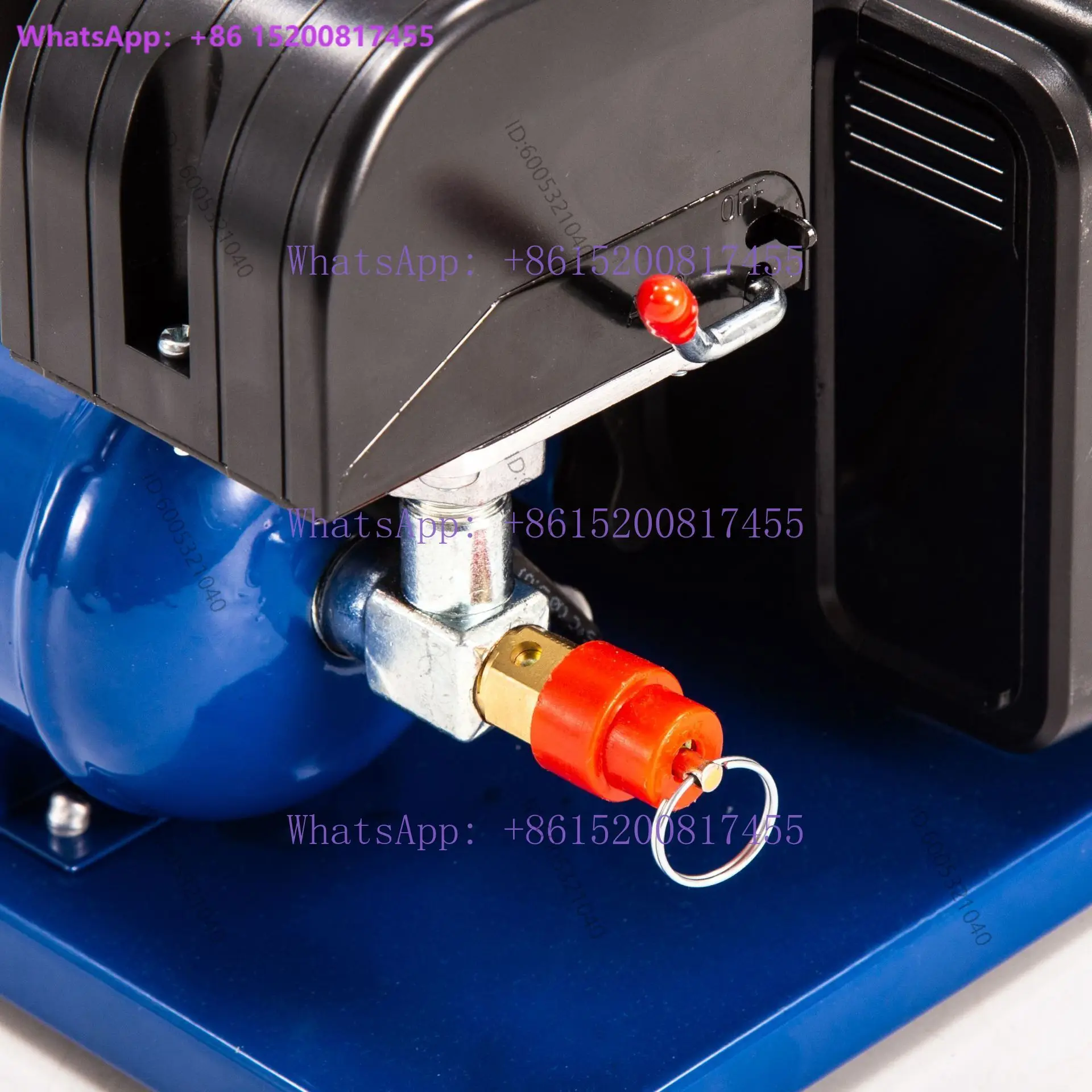 Rechargeable lithium battery air compressor, car mounted small portable air pump, no cylinder lithium battery air compressor
