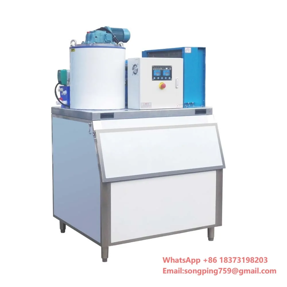 

500kg Per Day Flake Ice Maker Ice Machine for Fish Commercial Flake Ice Machine