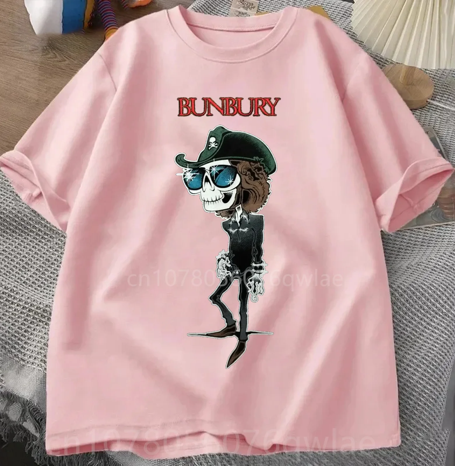 BUNBURY T-Shirt Mexico Tour 2022 Enrique Heroes Silencio Crew Neck Short Sleeves Casual Loose Tops Cotton Fashion Streetwear