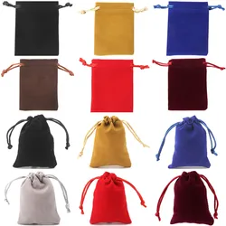Premium Velvet Dice Bags Tarots Card Deck Jewelry Storage Bag Mini Drawstring Board Game Pack Witch Divination Accessories
