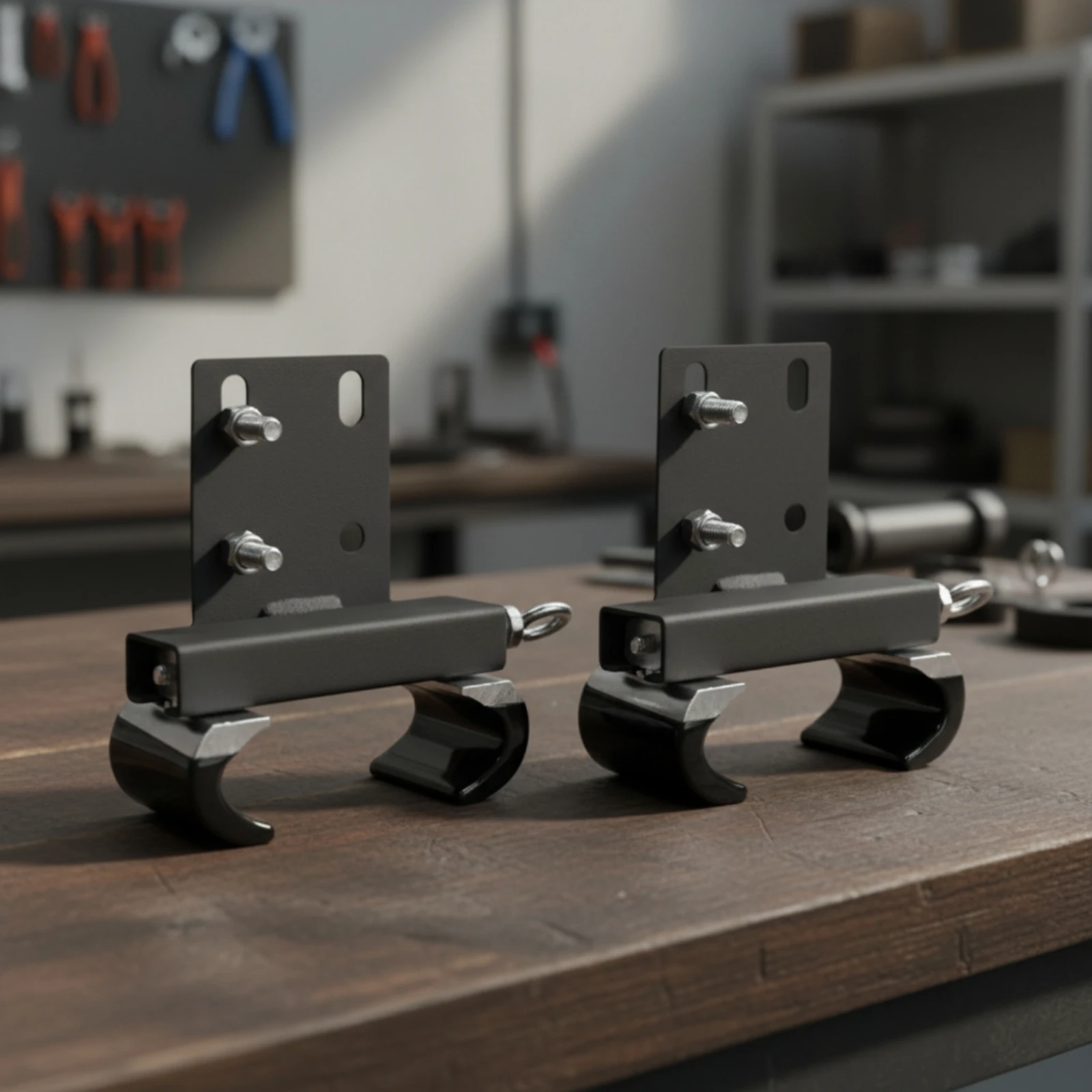 Mounting Bracket with Clamp Grips Metal Roof Mounting Bracket Clamps Adjustable Hardware Long-Lasting for DIYers, Vehicle