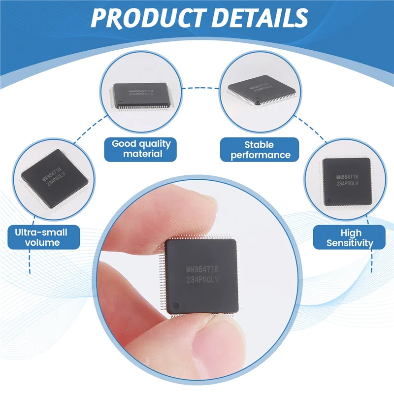 MN864718 MN864718A IC وحدة ل WIIU WII U لعبة وحدة التحكم HD إشارة رقاقة إصلاح الملحقات-[Y03A]