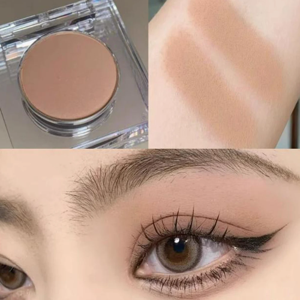 Nude Brown Eyeshadow Monochrome Long Lasting Matte Pure Wind Earth Color Eye Shadow Palette Waterproof Korean Makeup Eyes Beauty