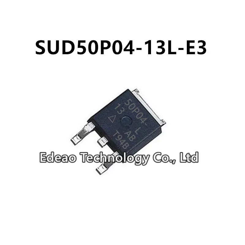 10~100Pcs/lot NEW 50P04-13 SUD50P04-13L TO-252 SUD50P04-13L-E3 60A/40V P-channel MOSFET field-effect transistor