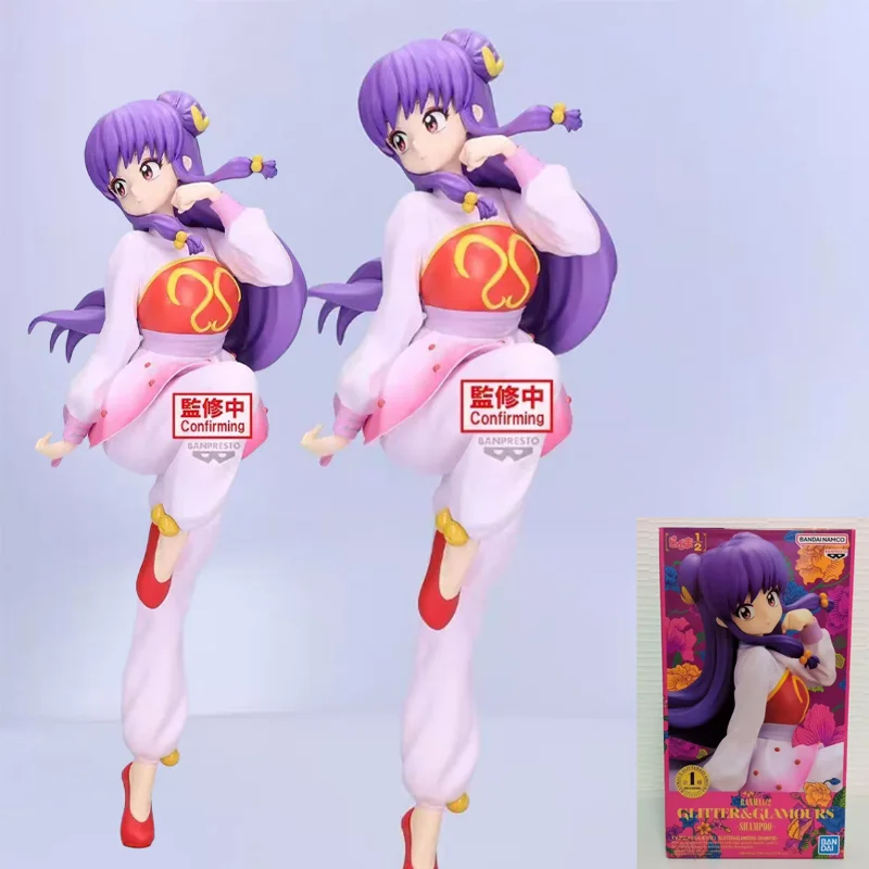 

Оригинальный Bandai Namco Banpresto Ranma 1/2 ТВ с блестками Glamours, коллекционер шампуня, новая и неоткрытая аниме-фигурка, модель игрушки в подарок
