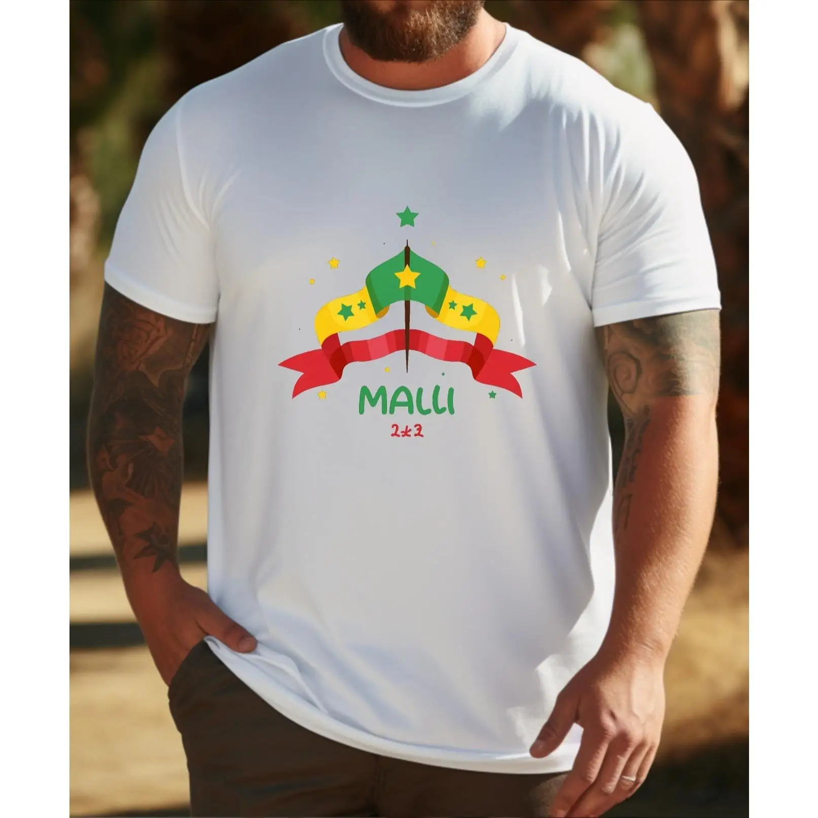

MALU T-shirt Men Women's Cool Mali Style Graphic Tee African Heritage African Pride Gift Top for Him Her