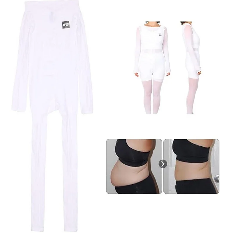 5Pcs Disposable Bodysuit Body Suit for Vacuum Roller Slimming Massage Machine Accessories & Parts Shaper Shaping White M L XL