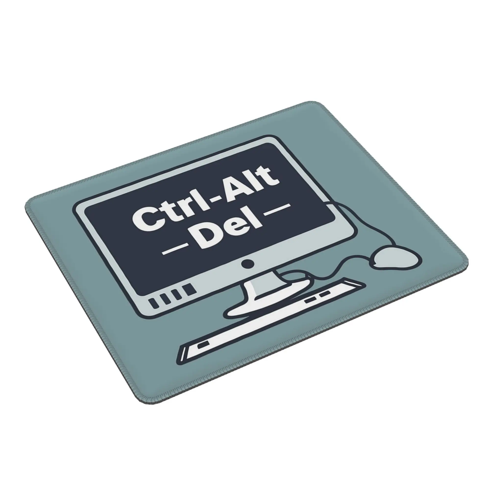 CTRL-ALT-DEL Коврик для мыши Компьютерная клавиатура Коврик для мыши Геймер ПК Ноутбук Настольный коврик Офисные аксессуары Настольные коврики