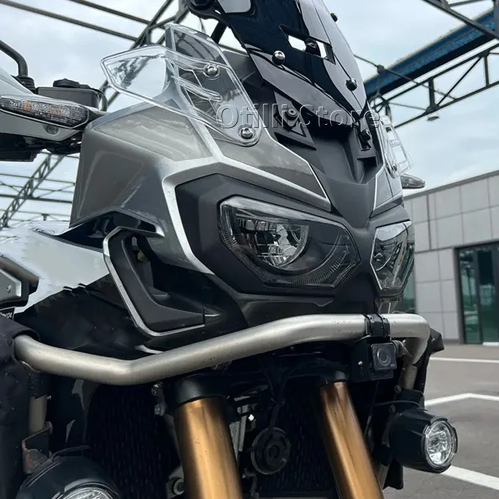 لهوندا CRF 1000 L CRF1000L أفريقيا التوأم مغامرة الرياضة L1 L2 دراجة نارية الملحقات الجديدة منحرف الرياح العلوي قناع عدة #2