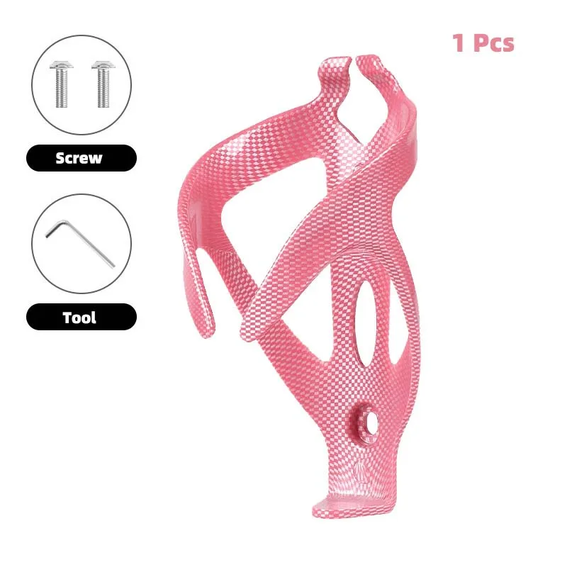 AliExpress NONE Ultralight Fashionable Carbon Pattern Bike Bottle Cage High Elastic Road Bicycle Bottle Holder Unique MTB Water Bottle Mount
