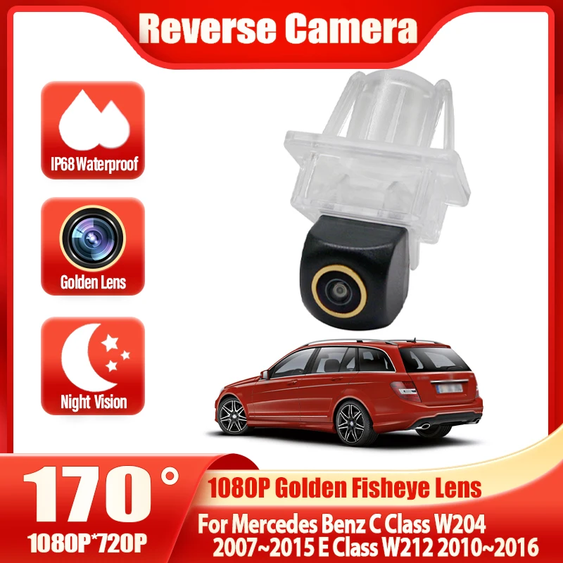For Mercedes Benz C Class W204 E Class W212 W207 C207 RCA HD Night Vision Rear View Camera Car Back Up Reverse Parking Camera