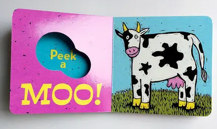 Originale inglese Peek A Who Toddler Picture Book Board Peekawho