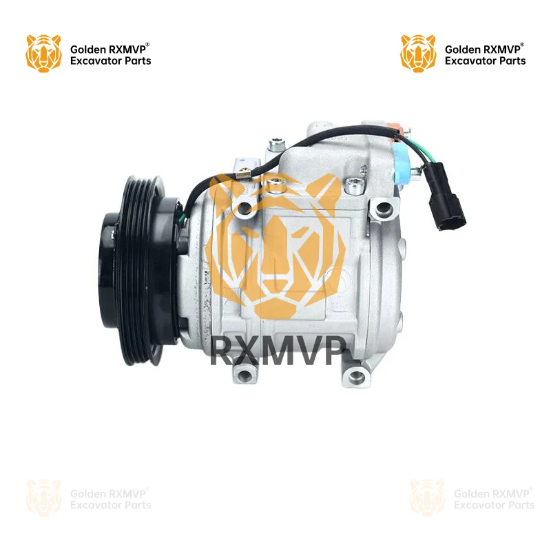 For Doosan Daewoo Dh Dx 130,150,200,215,220,225,300-7 Air Conditioning Compressor, Air Conditioning Pump, Excavator Accessories