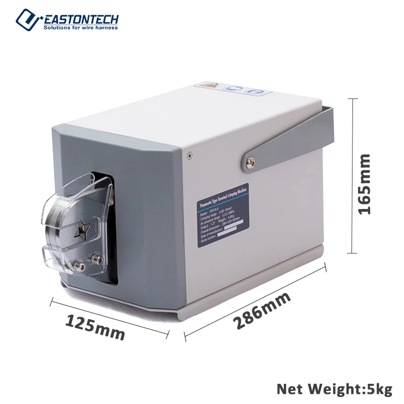 Pneumatic Type Terminal Crimping Machine FEK-6-4, 0.08-10mm2,  Ferrule Quadri Crimping Machine Crimping Tool