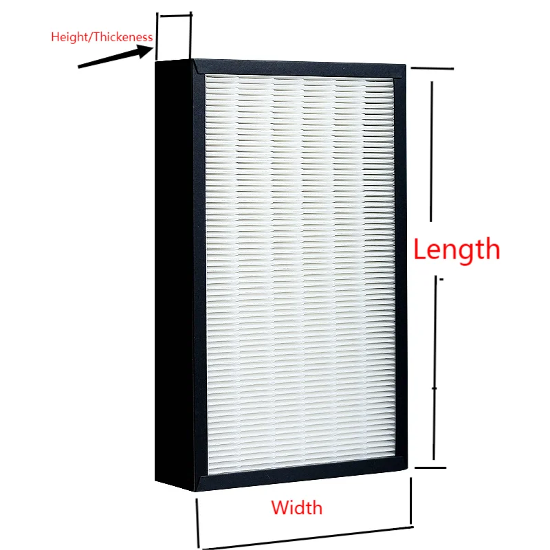 Custom Made Hepa Filter Replacement for MERV 13/14 air filter 610*305*25mm Air Purifier Filter Hot size