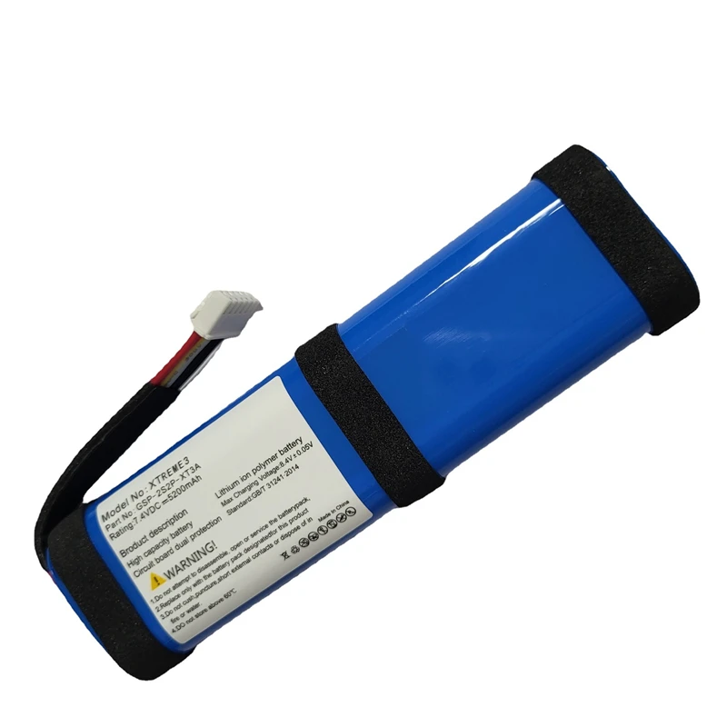 Replacement Battery 5200mAh GSP‑2S2P‑XT3A for JBL Xtreme 3 Xtreme3 Wireless Bluetooth Speaker Repair Battery Pack Replacement