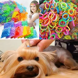 New Pet Hair Rubber Band 30 Colors High Elasticity Dog Cat Hair Accessories Dog Cat Hairpin Grooming Accessories