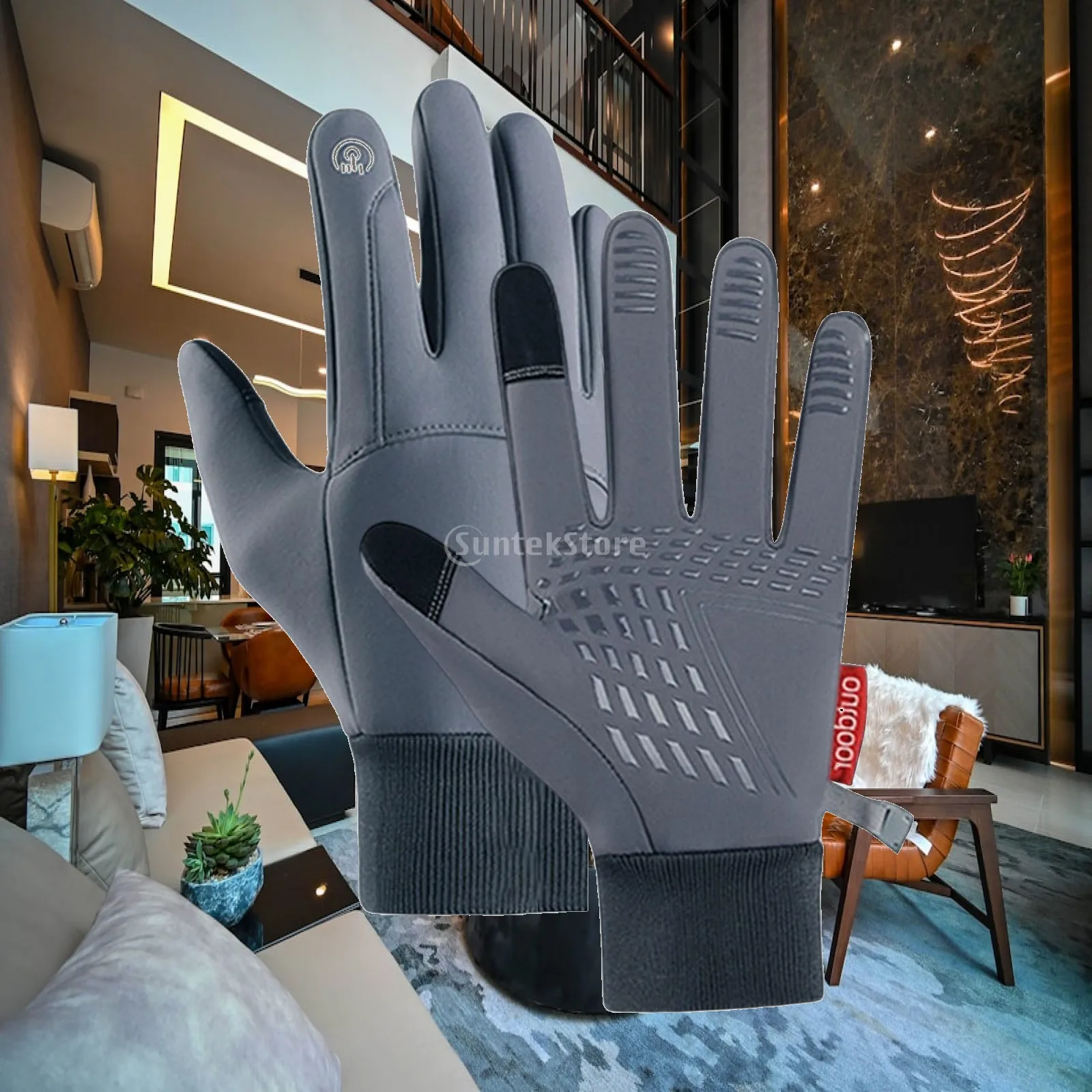 Full Finger Gloves for Cold Weather Activities Including Snowboarding