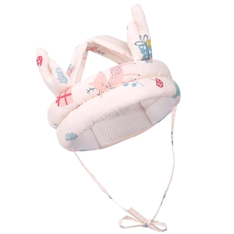 J15U الطفل المضادة للتصادم قبعة واقية خوذة أمان طفل قبعة لينة مريحة لأمن الرأس لحماية قبعة Adjus